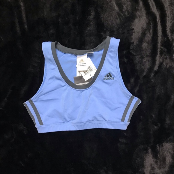 adidas Tops - Adidas blue with black small sports bra